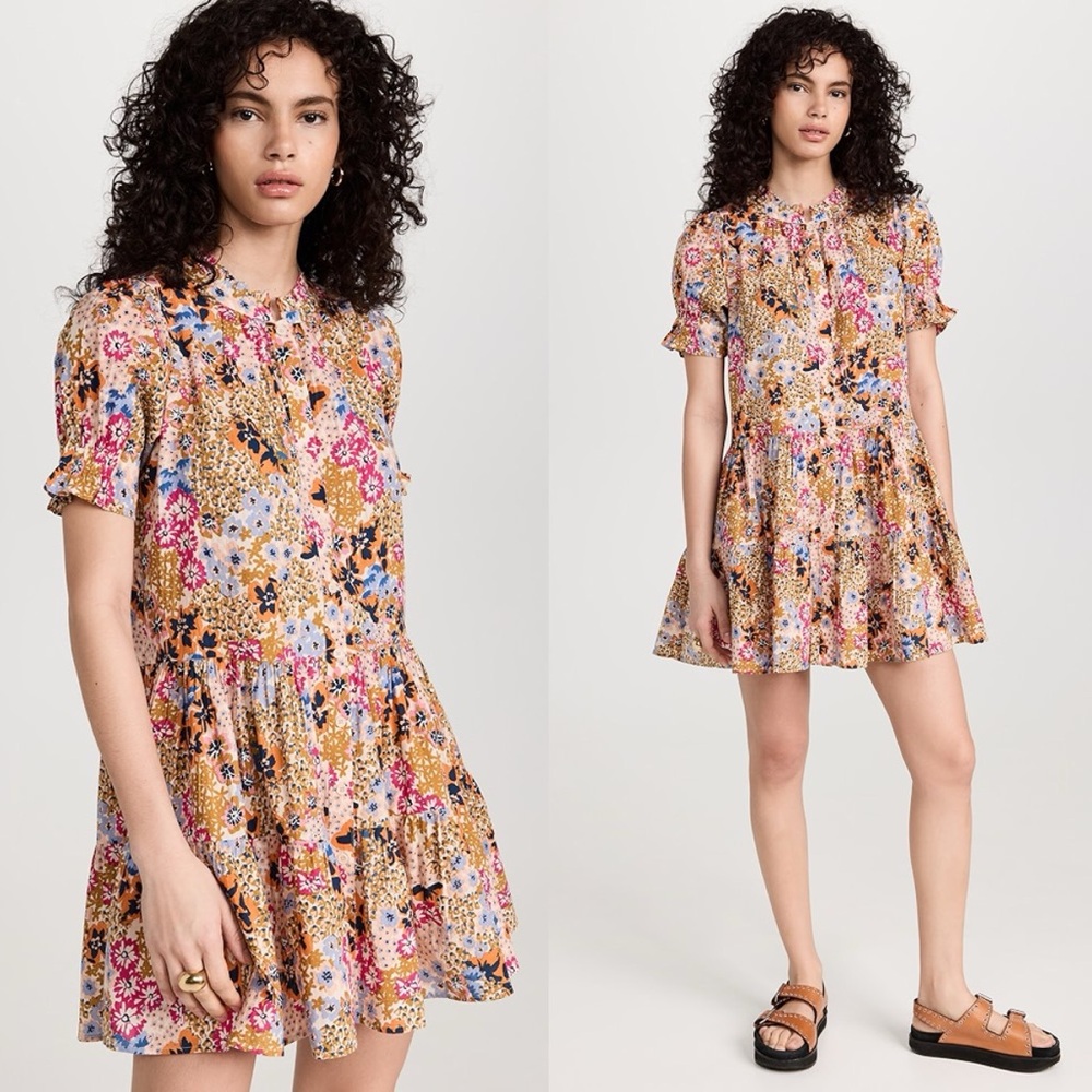 Apiece Apart Las Alturas Wildflowers Mini Dress